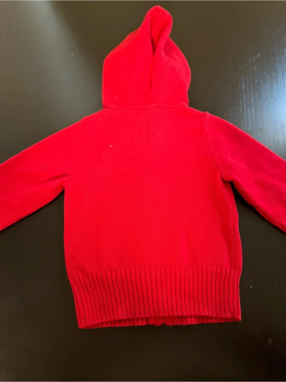 Sprockets Vintage Mervyn’s Embroidered Red Full Zip Hood Sweater 18mdiscontinued